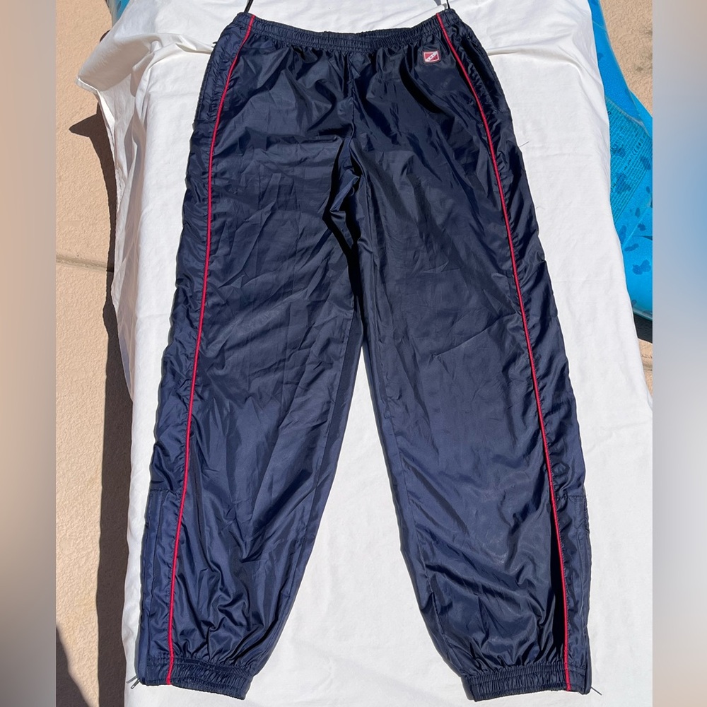 Ralph Lauren- Lauren Petite by Ralph Lauren Blue and Red Track Pants.